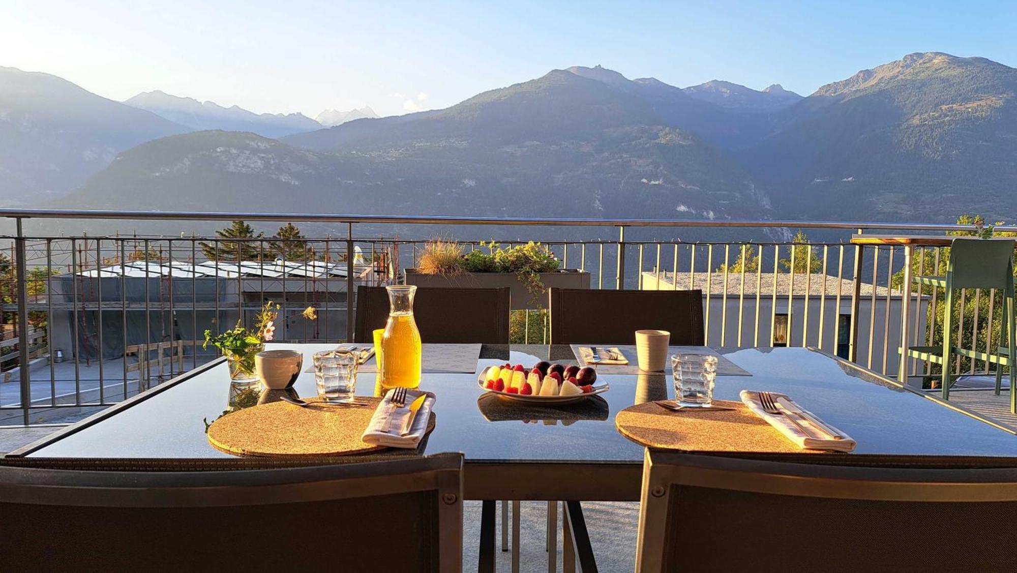 Chalet Diognysos B&B, Boutique Hotel & Wellness Crans-Montana Zewnętrze zdjęcie
