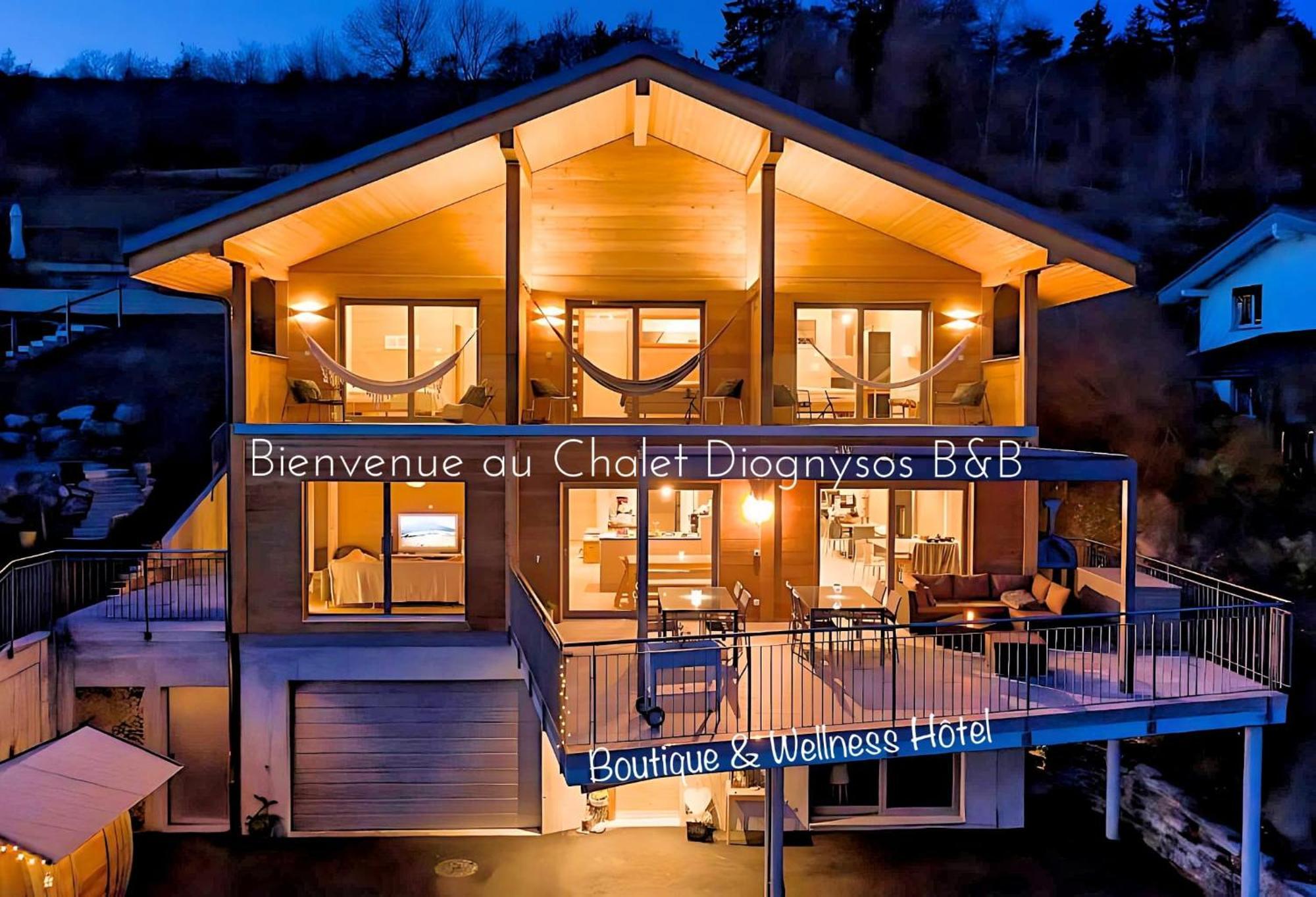 Chalet Diognysos B&B, Boutique Hotel & Wellness Crans-Montana Zewnętrze zdjęcie